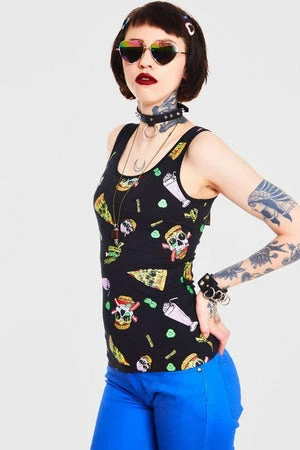 Cheap GOTHIC DRESSES Store -Cheap GOTHIC DRESSES Store twisted fast food tie up back top jawbreaker