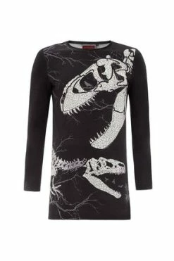 Jawbreaker Unisex Dino Bones Long Sleeve Sweatshirt -Cheap GOTHIC DRESSES Store unisex dino bones long sleeve sweatshirt jawbreaker 6 300x