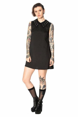 Banned Urban Vamp Collar Studs Dress 1 Banned Urban Vamp Collar Studs Dress