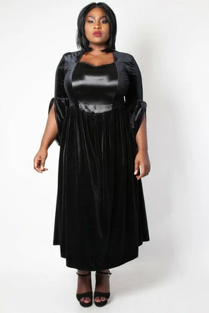 Jawbreaker Velvet & Satin Maiden Dress 6 Jawbreaker Velvet & Satin Maiden Dress - Image 6