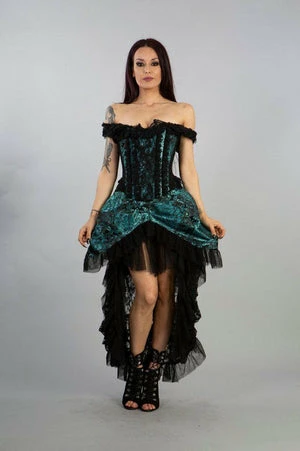 Burleska Versailles Corset Dress In Jacquard 4 Burleska Versailles Corset Dress In Jacquard - Image 4