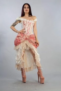 Burleska Versailles Corset Dress In Jacquard