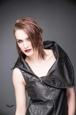 Queen Of Darkness Vest With Big Collar And Asymmetric Zipper 10 Queen Of Darkness Vest With Big Collar And Asymmetric Zipper -Cheap GOTHIC DRESSES Store vest with big collar and asymmetric zipper queen of darkness 5 300x