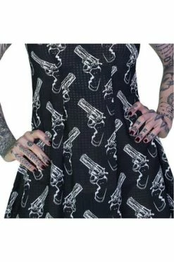 Dr Faust White Guns Dangerous Black Sheer Mini Dress - Melanie -Cheap GOTHIC DRESSES Store white guns dangerous black sheer mini dress melanie dr faust 3 300x