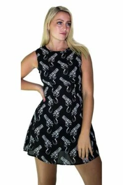 Dr Faust White Guns Dangerous Black Sheer Mini Dress - Melanie -Cheap GOTHIC DRESSES Store white guns dangerous black sheer mini dress melanie dr faust 5 300x
