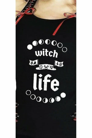 Dr Faust Witch Life Women's Black Vest - Sarai 2 Dr Faust Witch Life Women's Black Vest - Sarai - Image 2