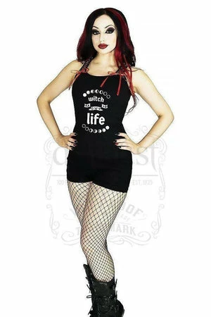 Dr Faust Witch Life Women's Black Vest - Sarai 1 Dr Faust Witch Life Women's Black Vest - Sarai