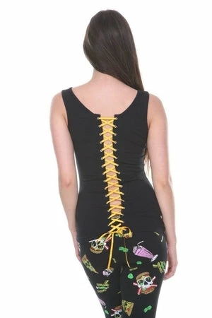 Jawbreaker Zombie Skull Burger Tie Back Top 6 Jawbreaker Zombie Skull Burger Tie Back Top - Image 6